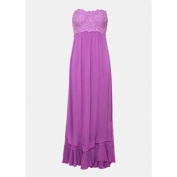 NWT FREE PEOPLE ADELLA Corset Maxi Dress XS $128 Retail Intimately Free NEW - Picture 10 of 12